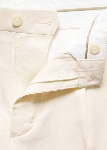 MANGO MAN Regular Pantalon 'Piuma' in Beige