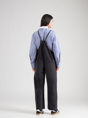 Monki Loosefit Overalljeans i sort