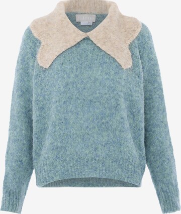 Pull-over 'Preppy' Jalene en bleu : devant