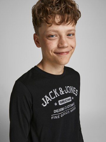 juoda Jack & Jones Junior Marškinėliai