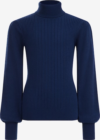 Pull-over WE Fashion en bleu : devant