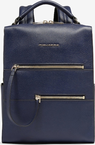 Sac à dos Piquadro en bleu : devant