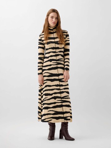 Scalpers Dress in Beige: front