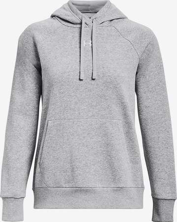 UNDER ARMOUR Sportief sweatshirt 'Rival' in Grijs: voorkant