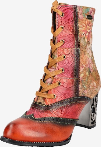 Laura Vita Veterlaarsjes in Rood: voorkant