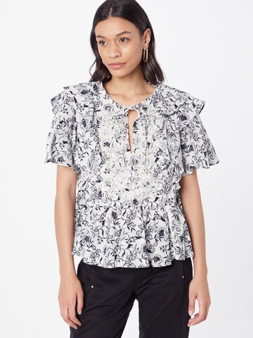 River Island Blouse in Black: front