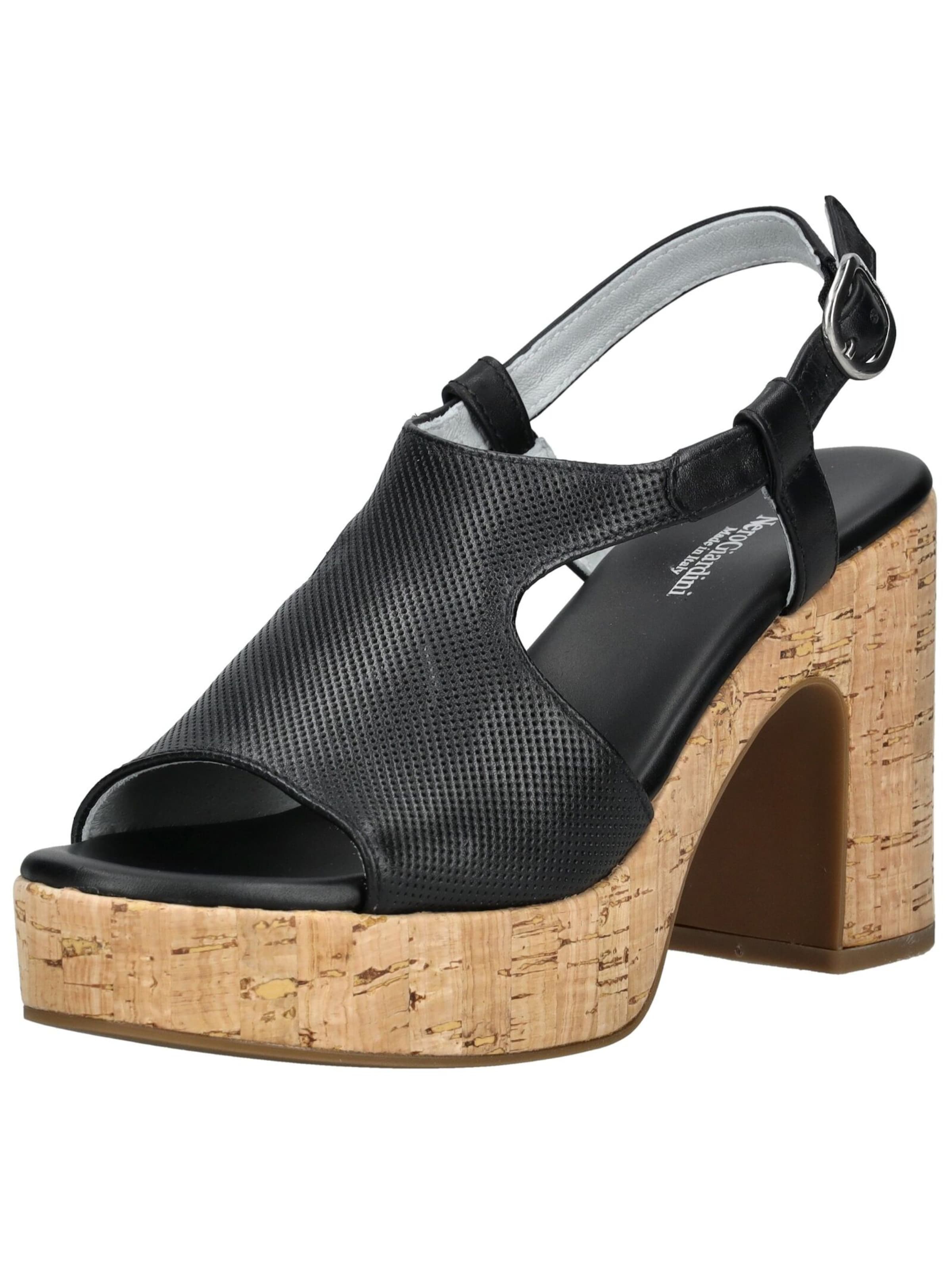 Nero Giardini Sandaal in Zwart: voorkant