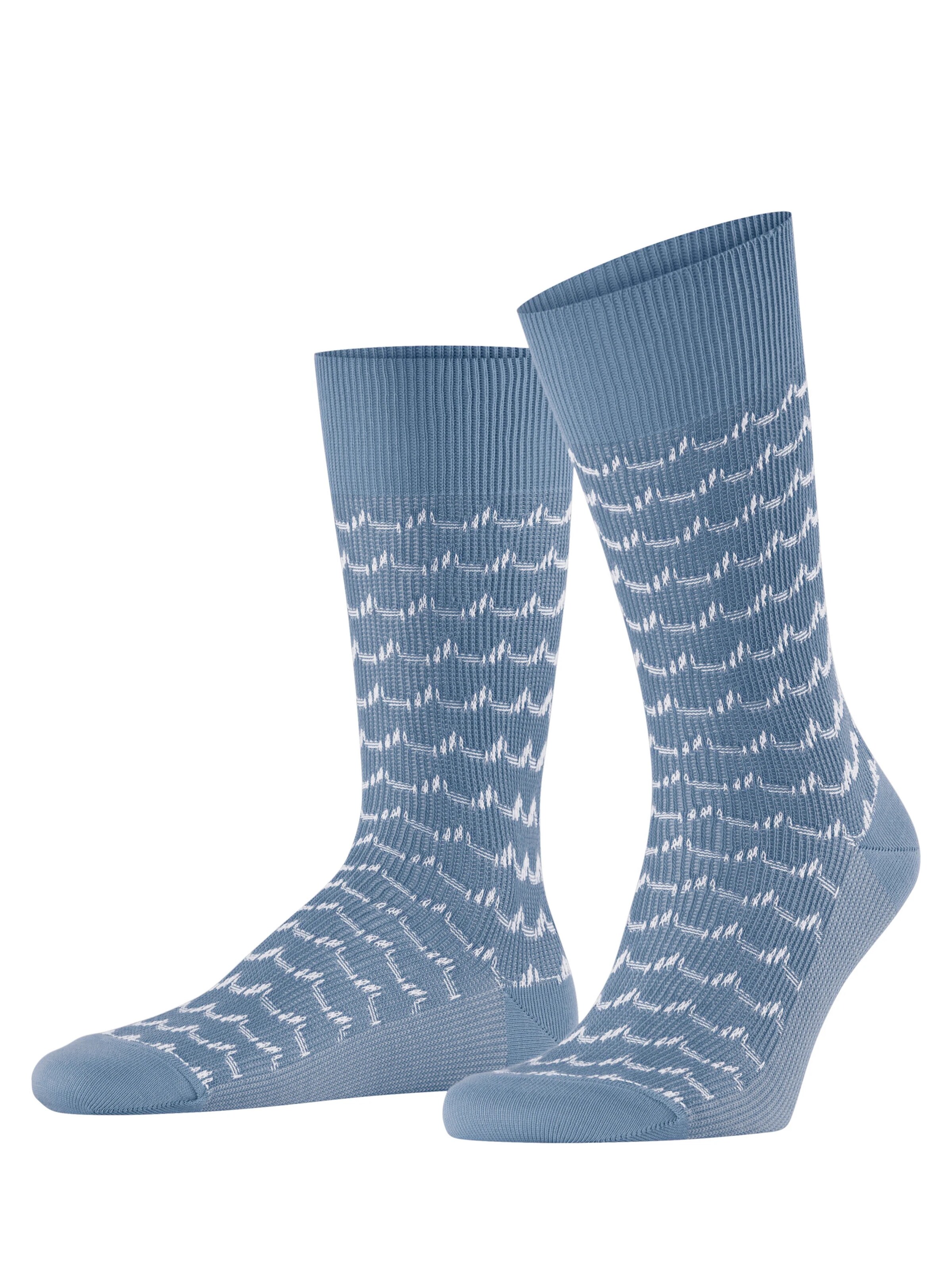 FALKE Socks 'Sea Rock' in Blue: front