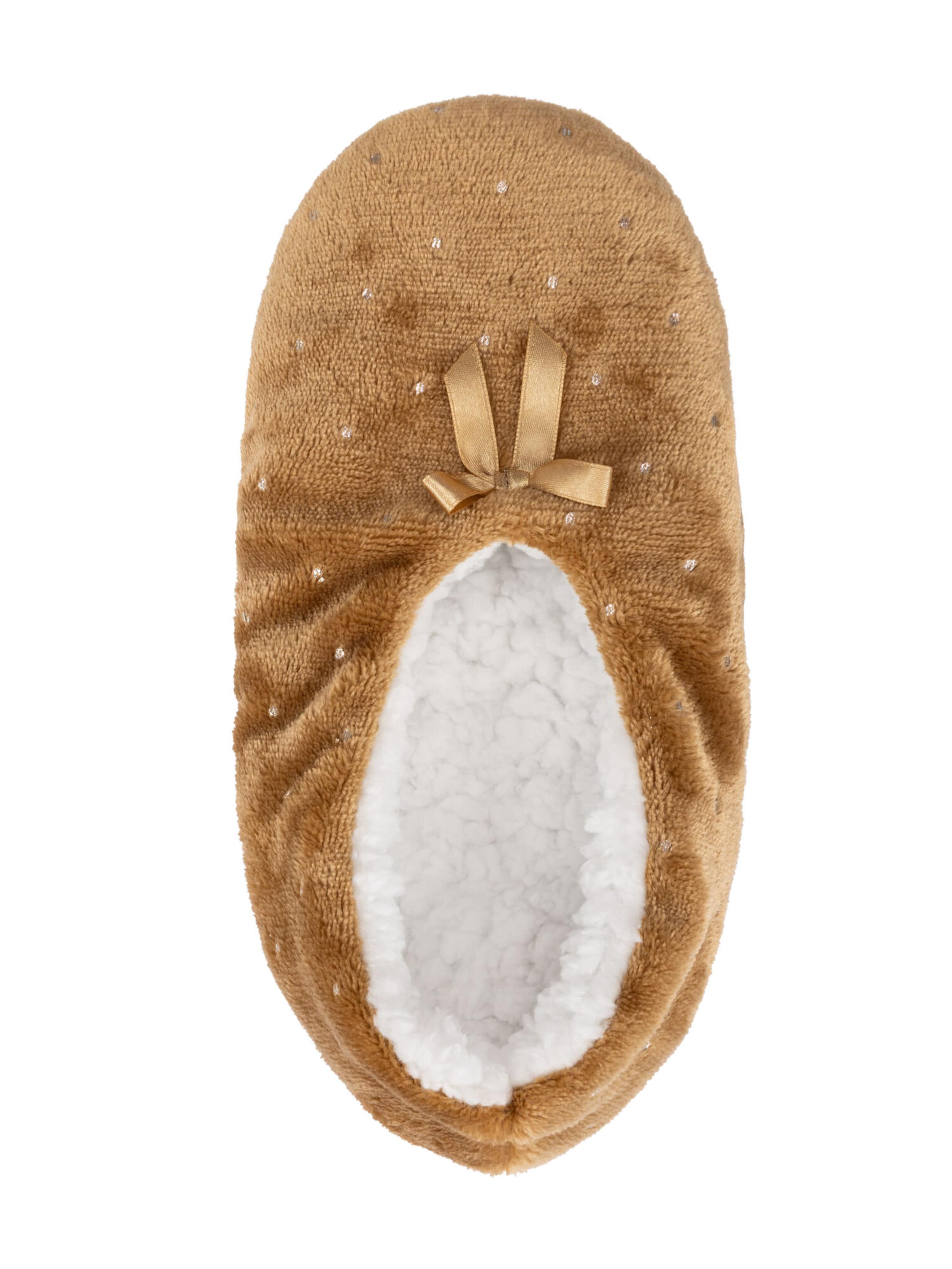 camano Slippers in Beige: front
