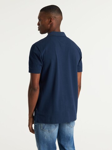 CHASIN' Shirt 'Daily Polo' in Blue