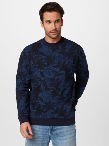 SCOTCH & SODA Sweatshirt in Blauw: voorkant