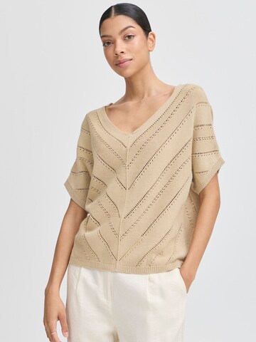 b.young - Camiseta 'BYNajo' en marrón: frente