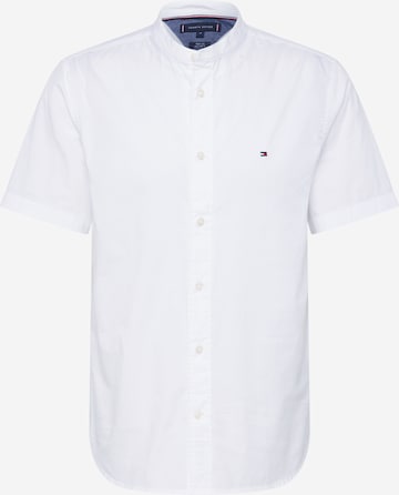 Coupe regular Chemise 'Flex' TOMMY HILFIGER en blanc : devant