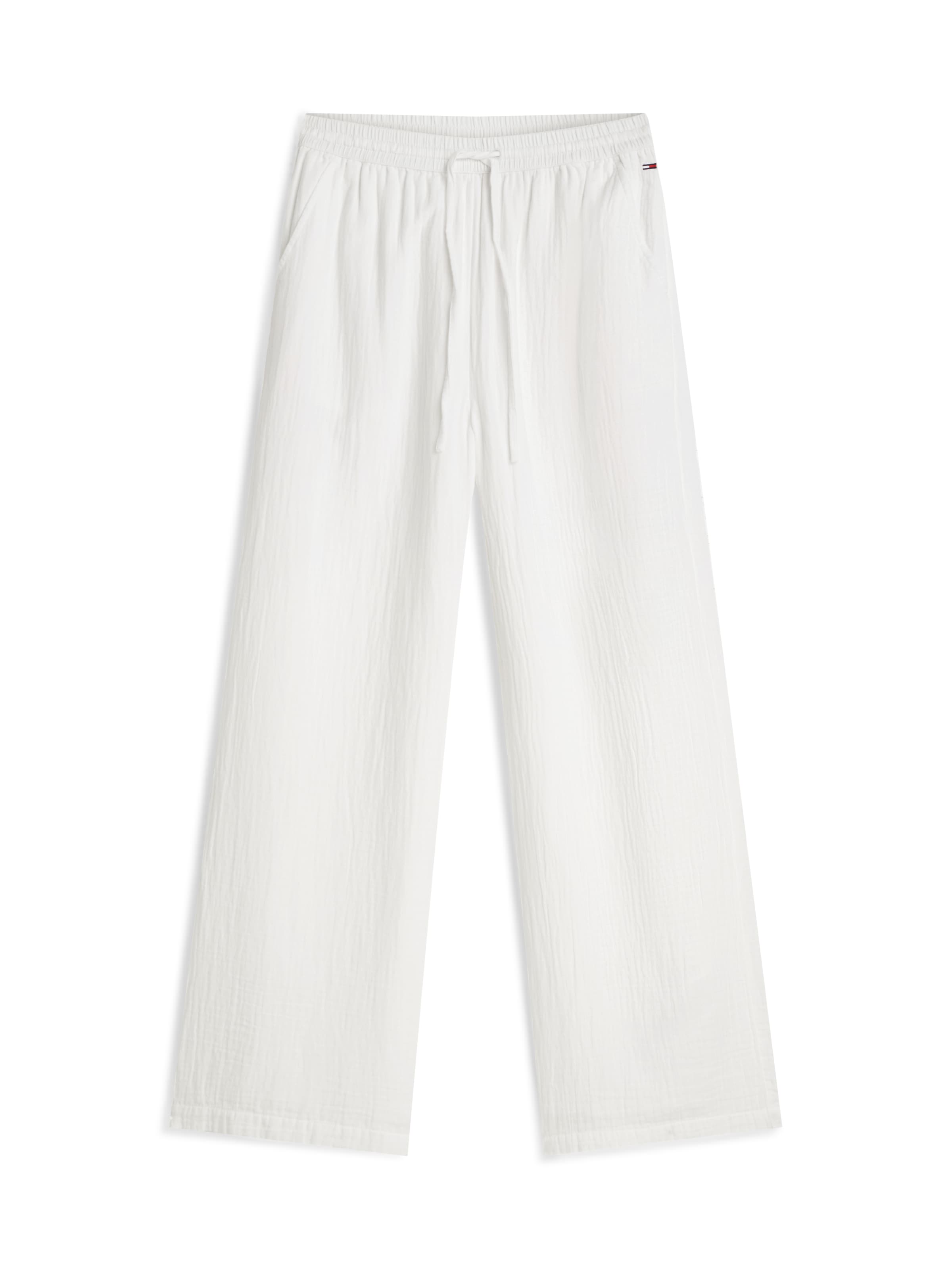 Tommy Jeans Pants in White: front