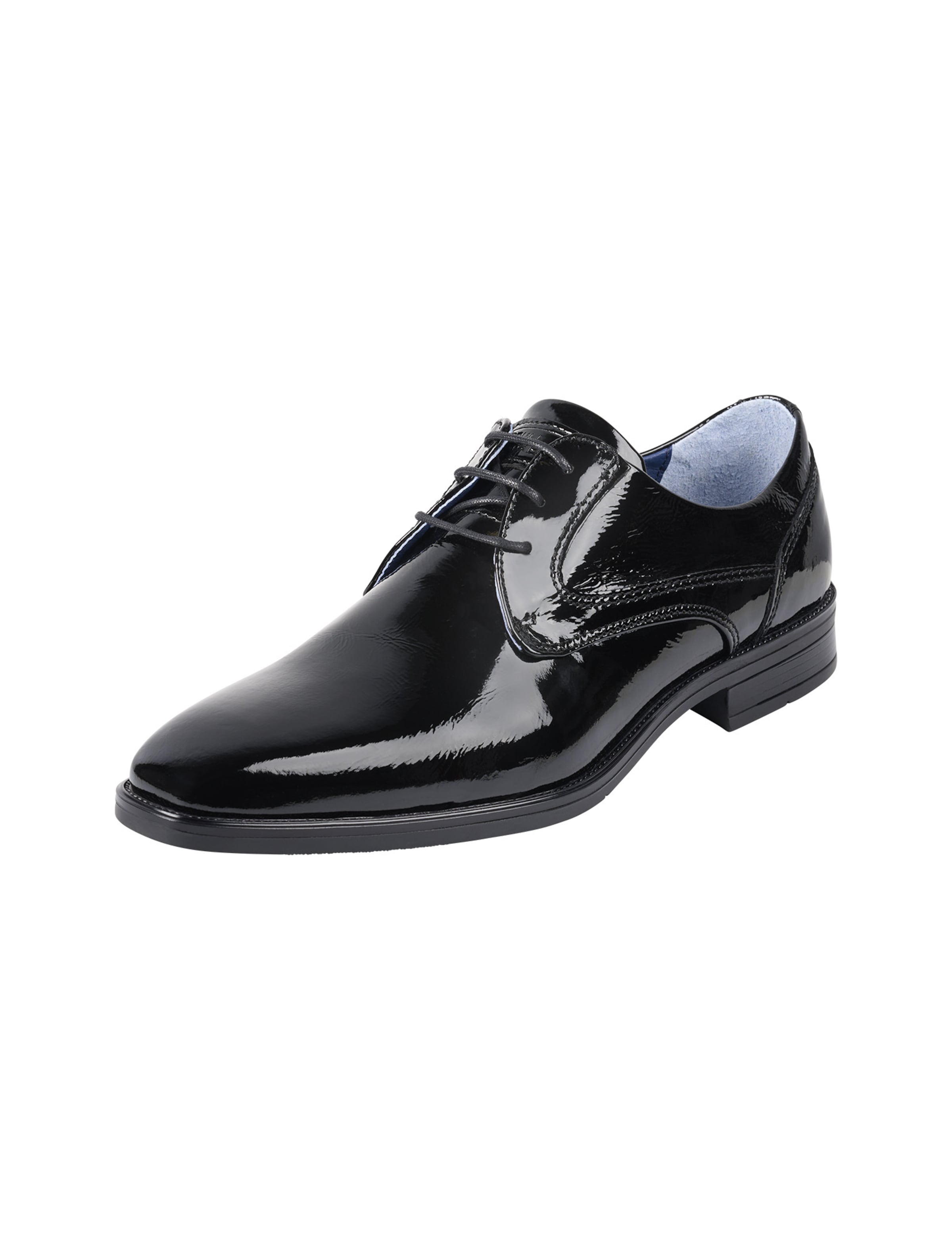 BULLBOXER Lace-up shoe 'OTIS' in Black: front
