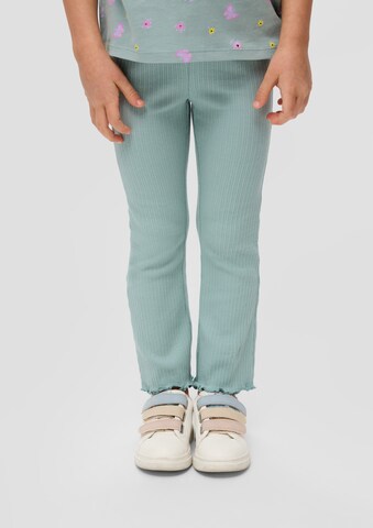 s.Oliver Flared Leggings in Blau: Vorderseite