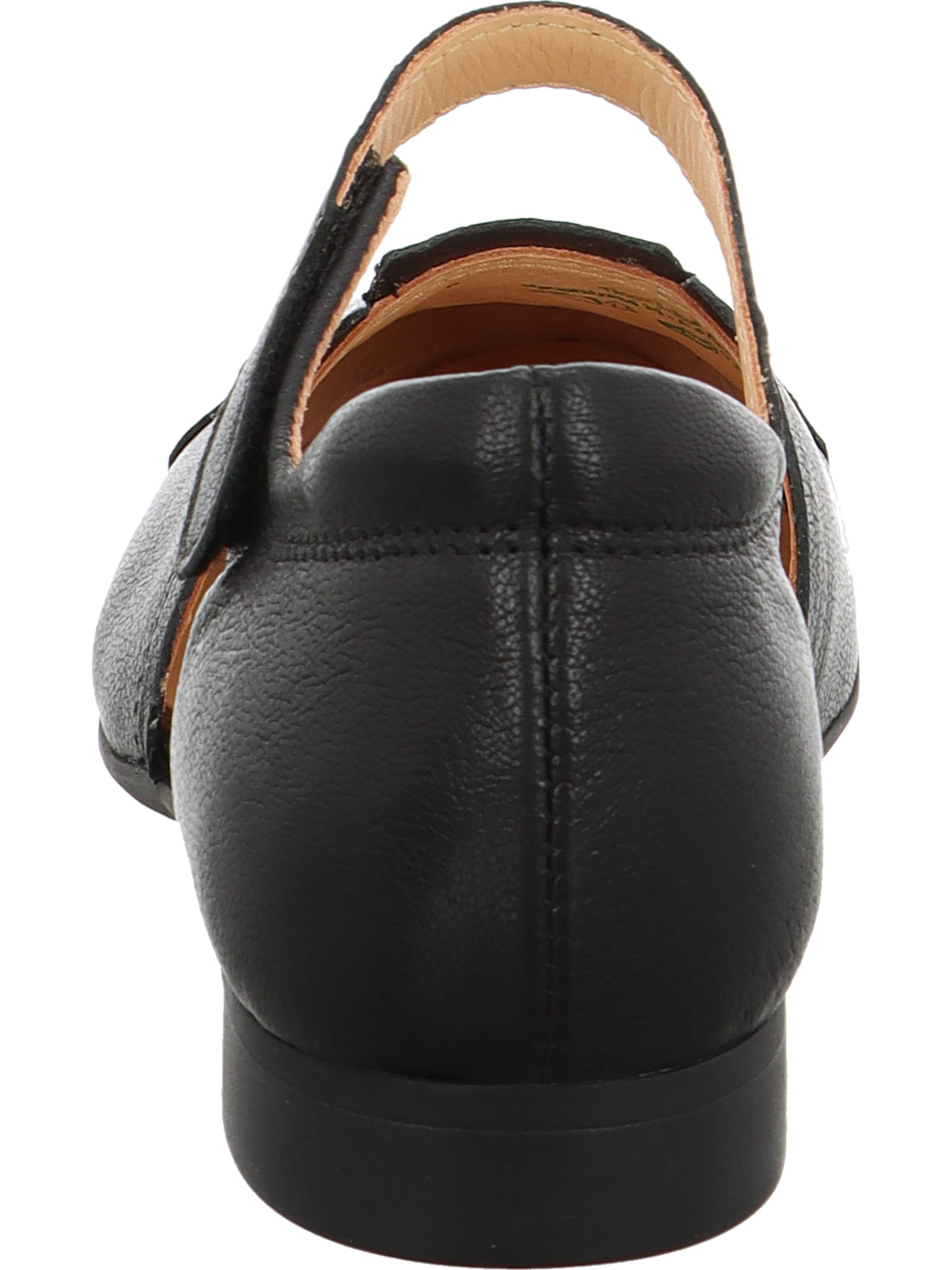 THINK! Ballet Flats with Strap 'GUAD2' in Black