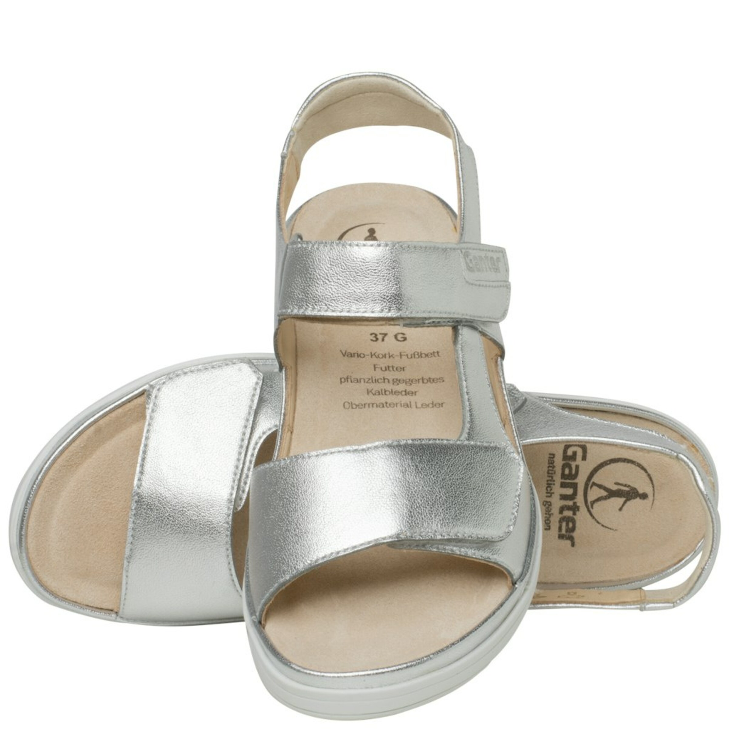 Ganter Sandale in Silber