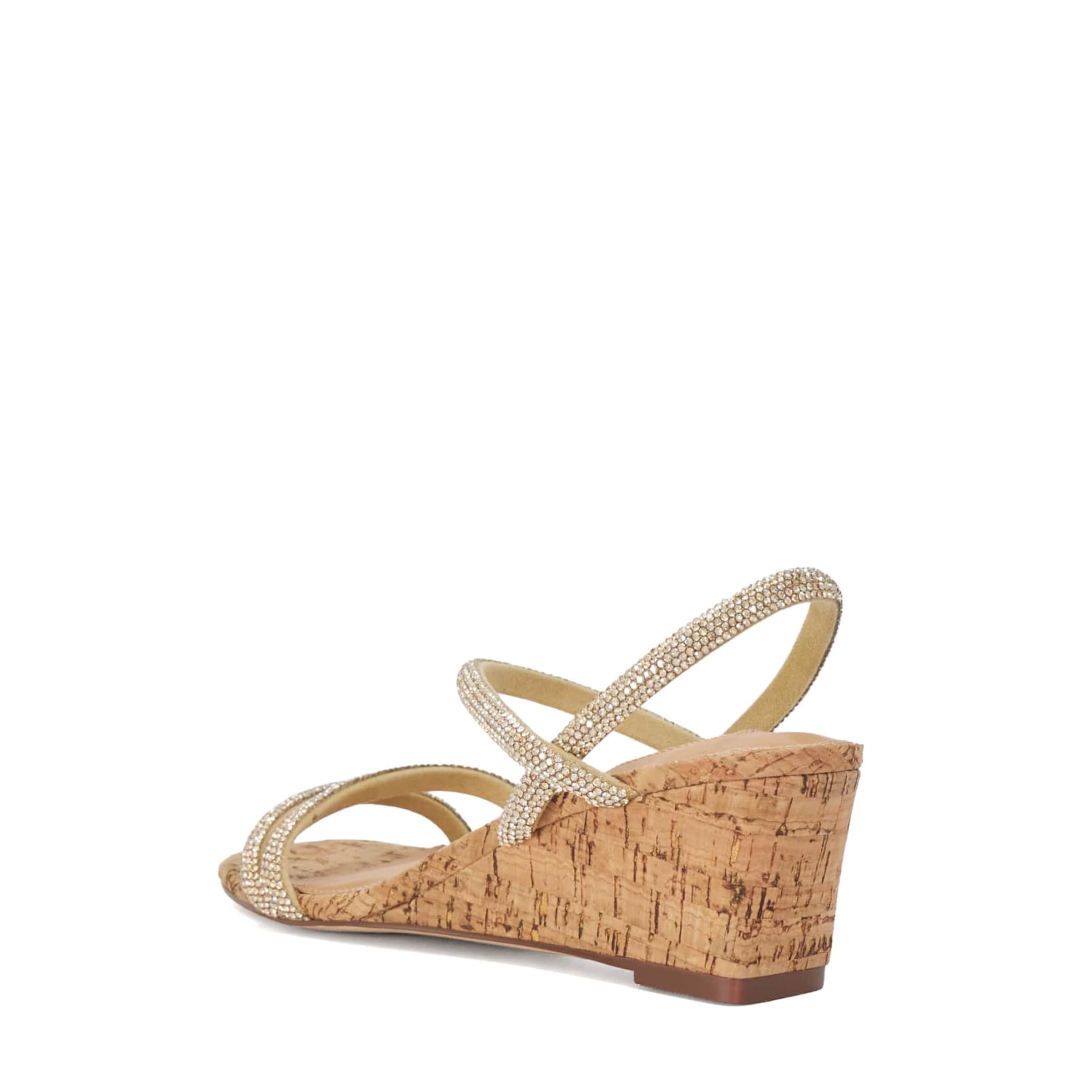 Sandales à lanières Dune LONDON en or