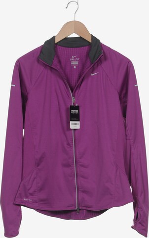NIKE Jacket & Coat in L in Purple: front