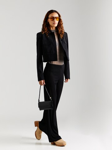 Hailys Wide Leg Hose 'Su44ri' in Schwarz