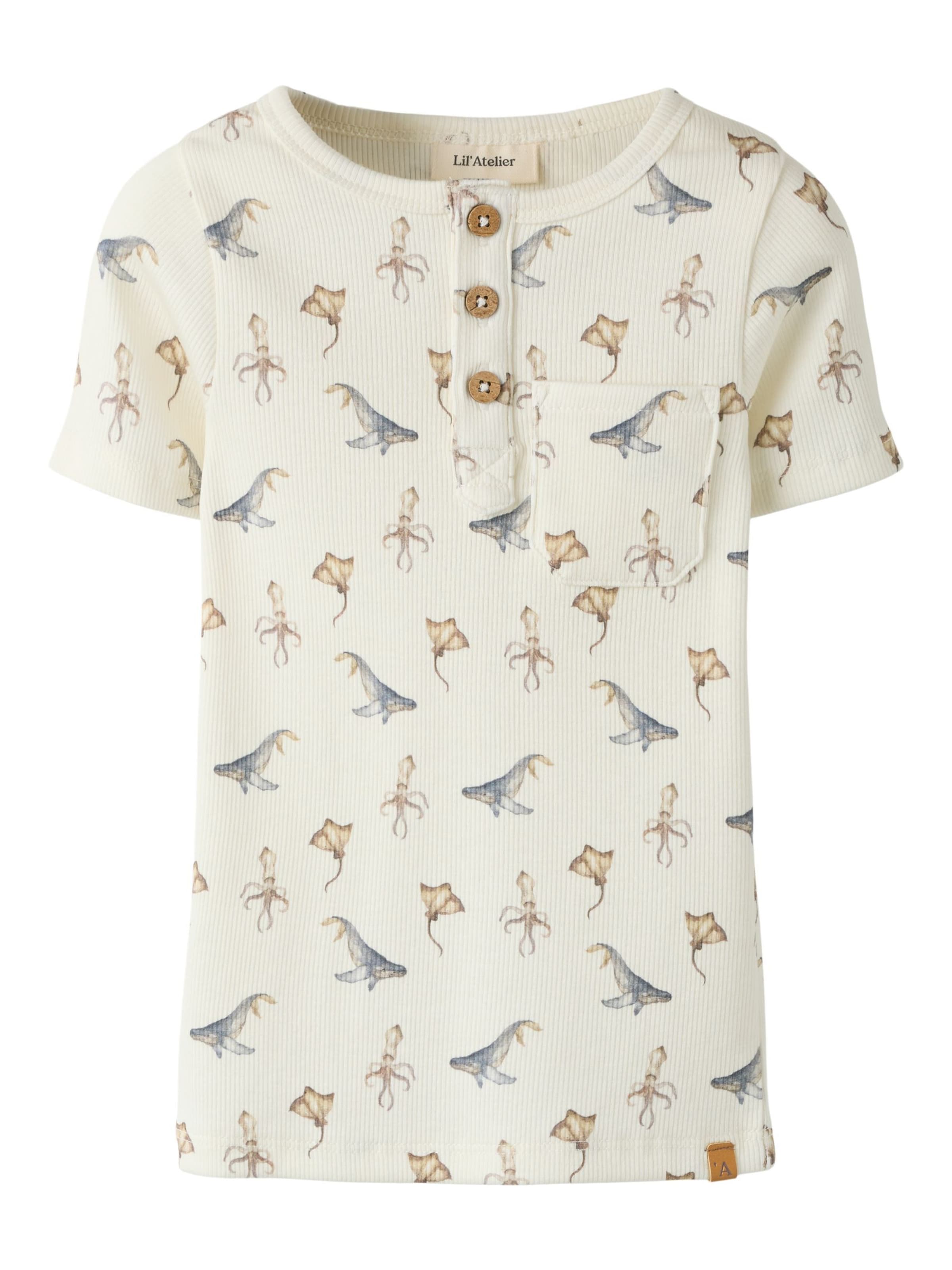 Lil'Atelier Shirt in Wit: voorkant