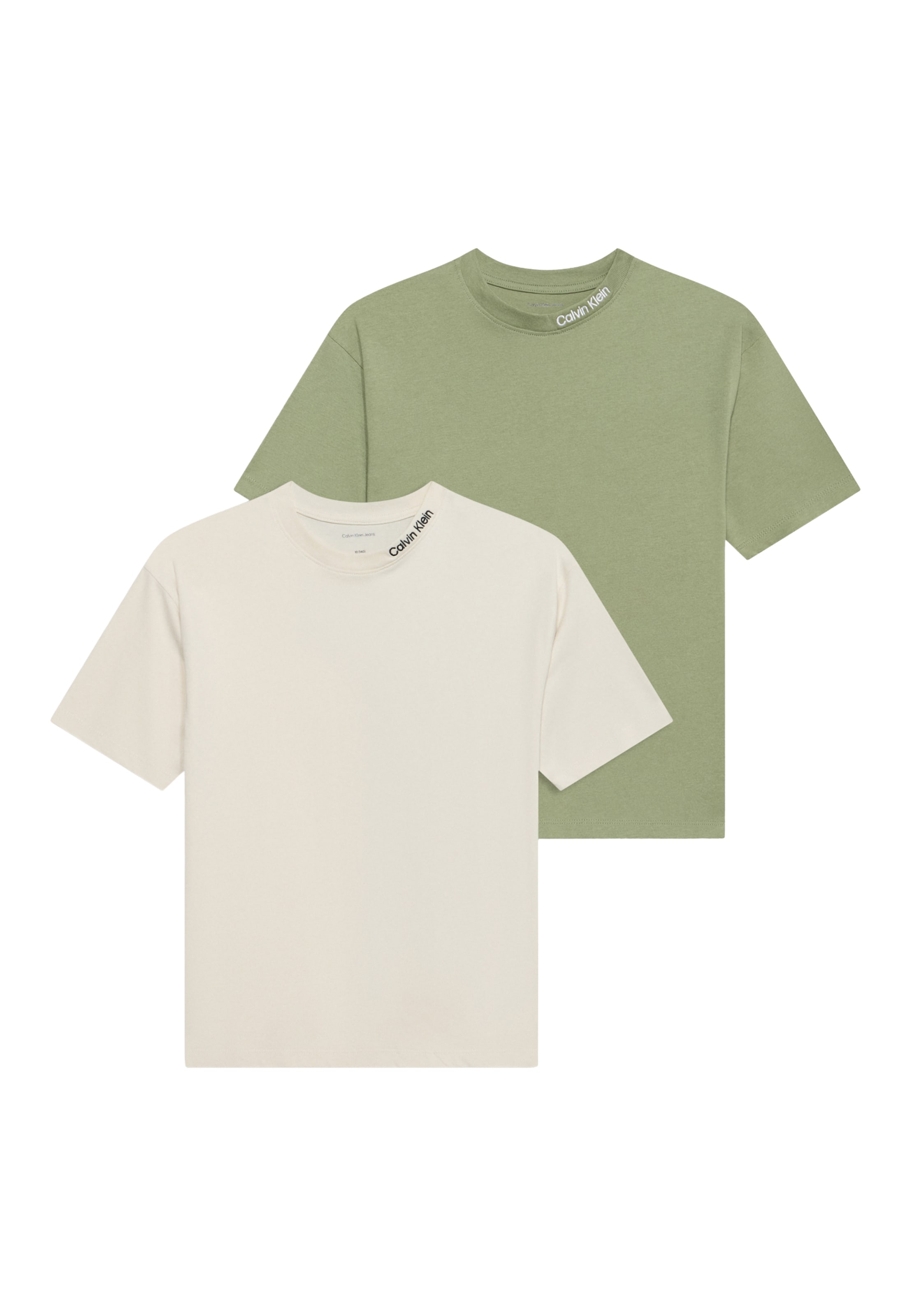 Calvin Klein Jeans Shirt in Beige: front