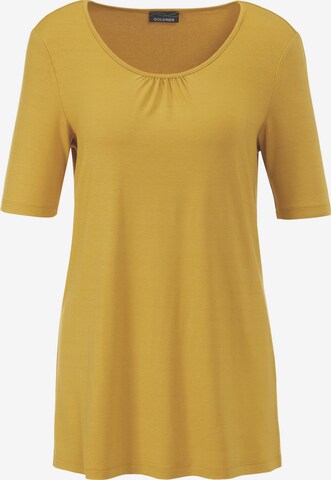 T-shirt Goldner en jaune : devant