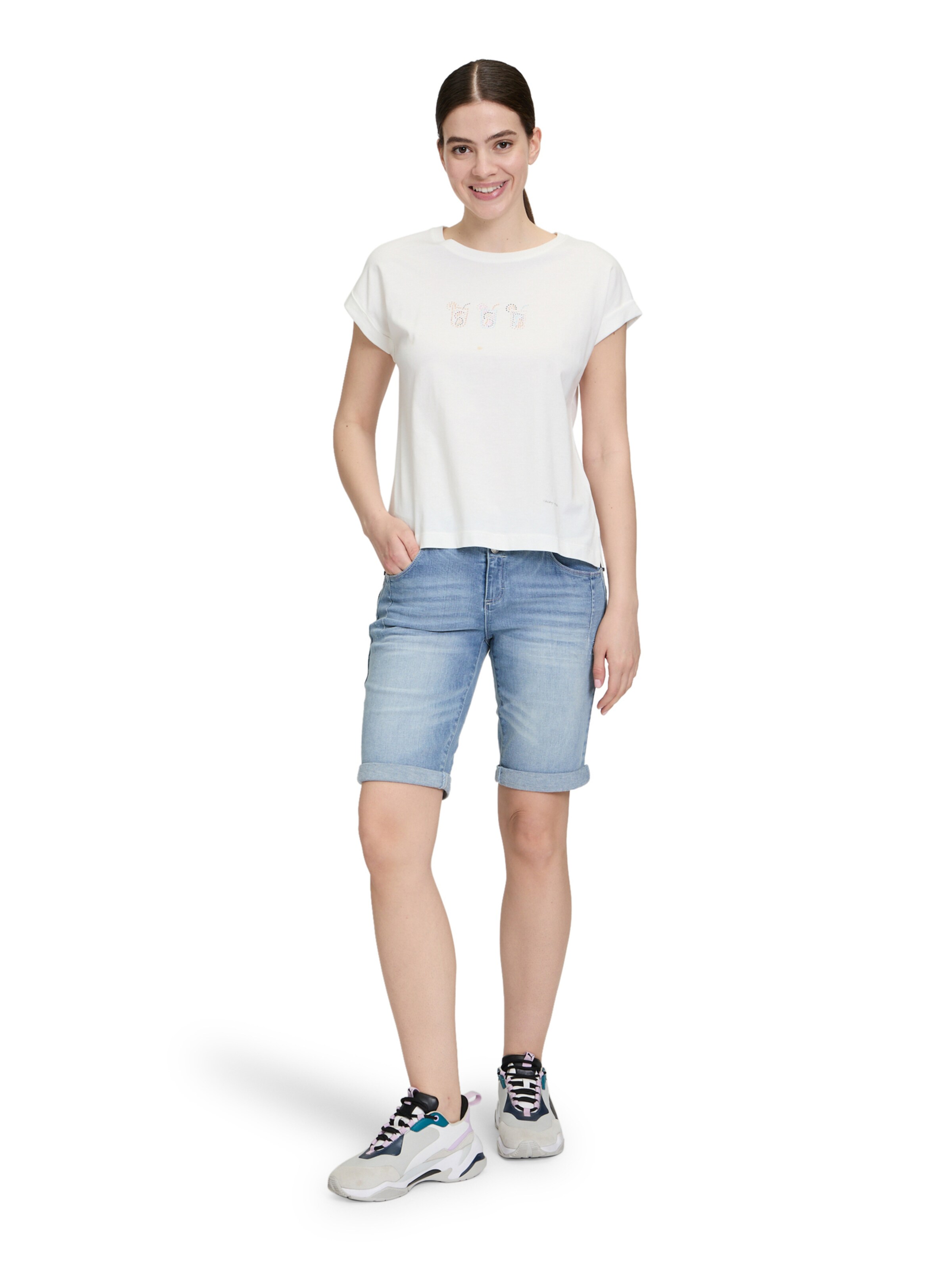 Cartoon Skinny Broek in Blauw