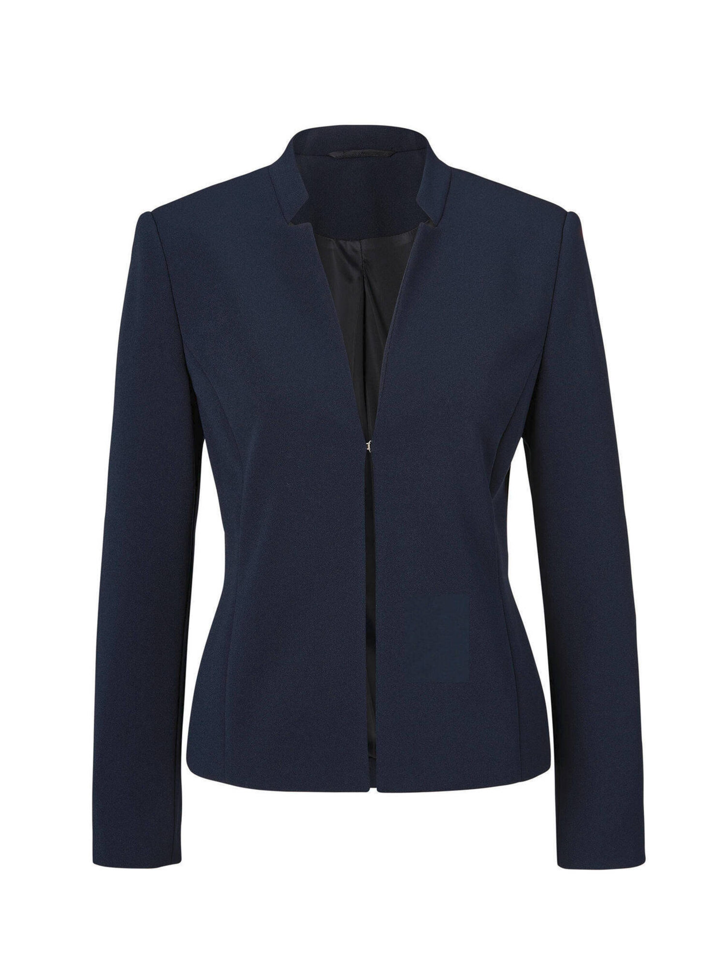Goldner Blazer in Blau: Vorderseite