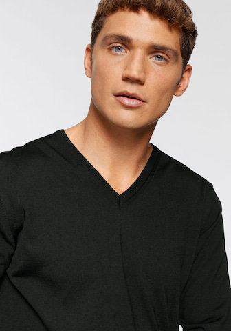 OLYMP Pullover in Schwarz