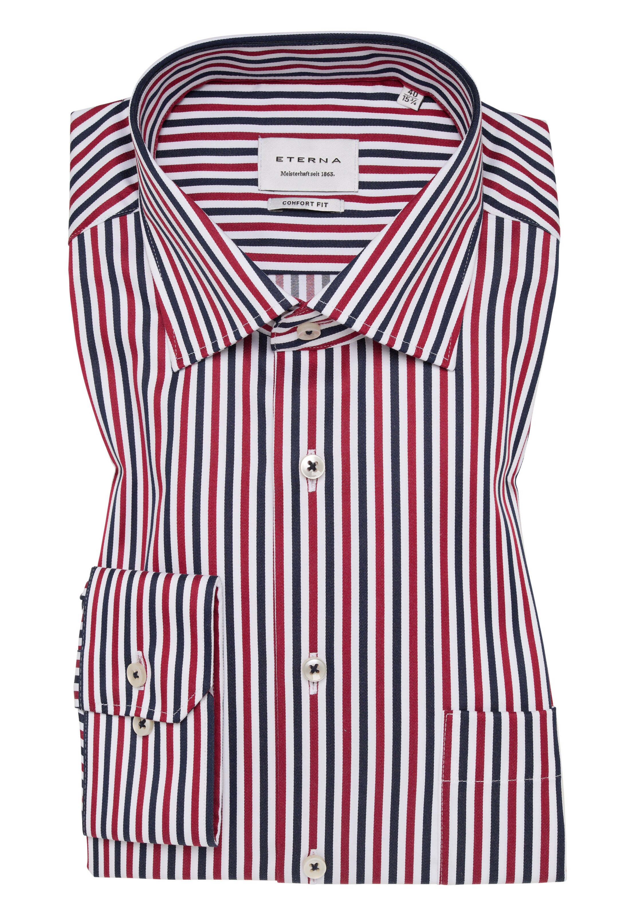 ETERNA Comfort fit Zakelijk overhemd in Rood