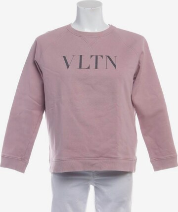 VALENTINO Sweatshirt & Zip-Up Hoodie in S in Pink: front