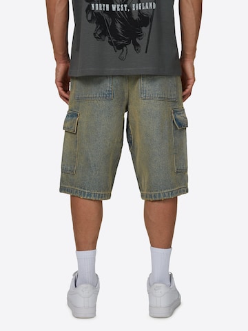 Good For Nothing Loosefit Cargojeans i blå