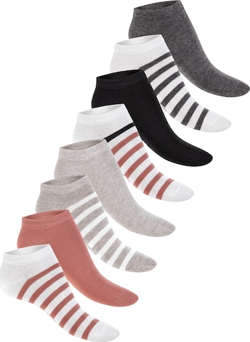 footstar Ankle Socks 'Ringel' in Orange: front