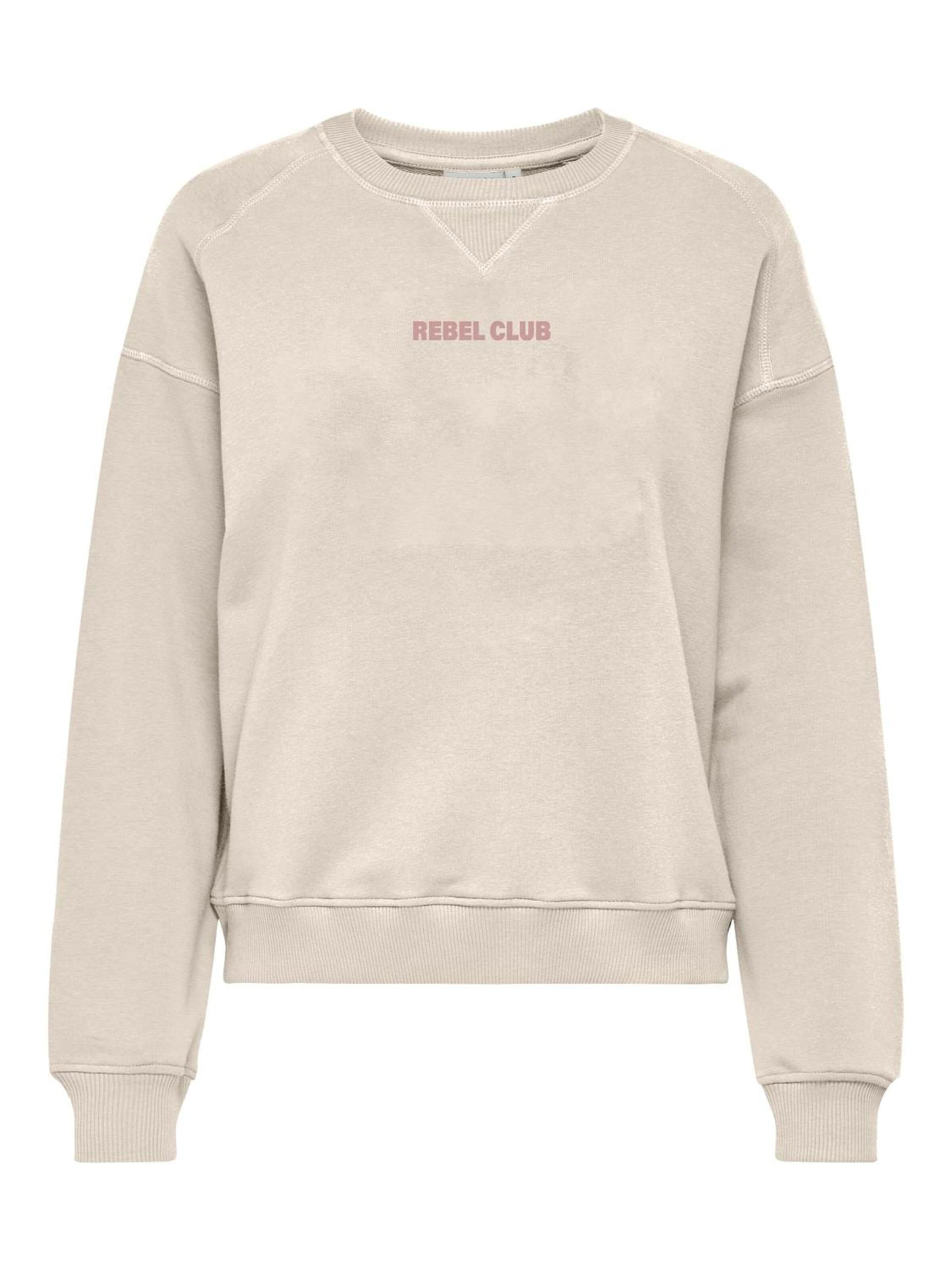 ONLY Sweatshirt 'Diana' in Beige: front