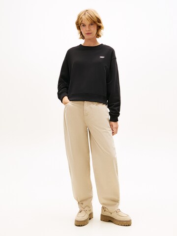 Tommy Jeans Sweatshirt 'Crew' i svart