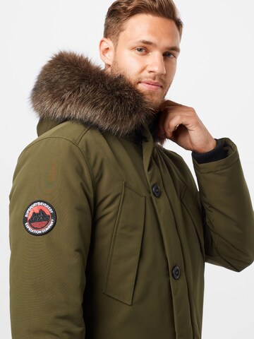 Superdry Winterparka 'Everest' in Groen