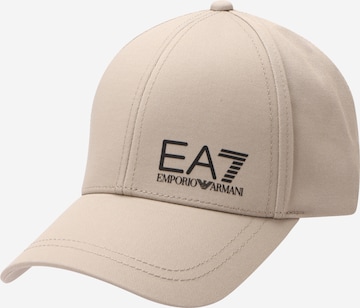 EA7 Emporio Armani - Gorra en beige: frente