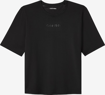Calvin Klein Funktionsshirt in Schwarz: Vorderseite