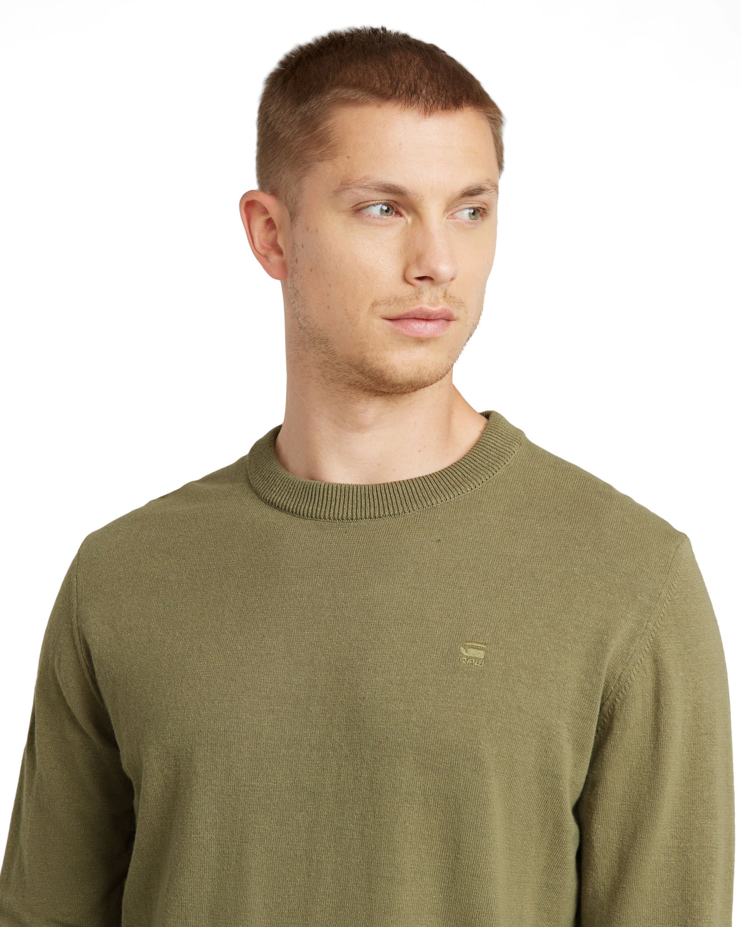 G-STAR Trui 'Premium core' in Groen