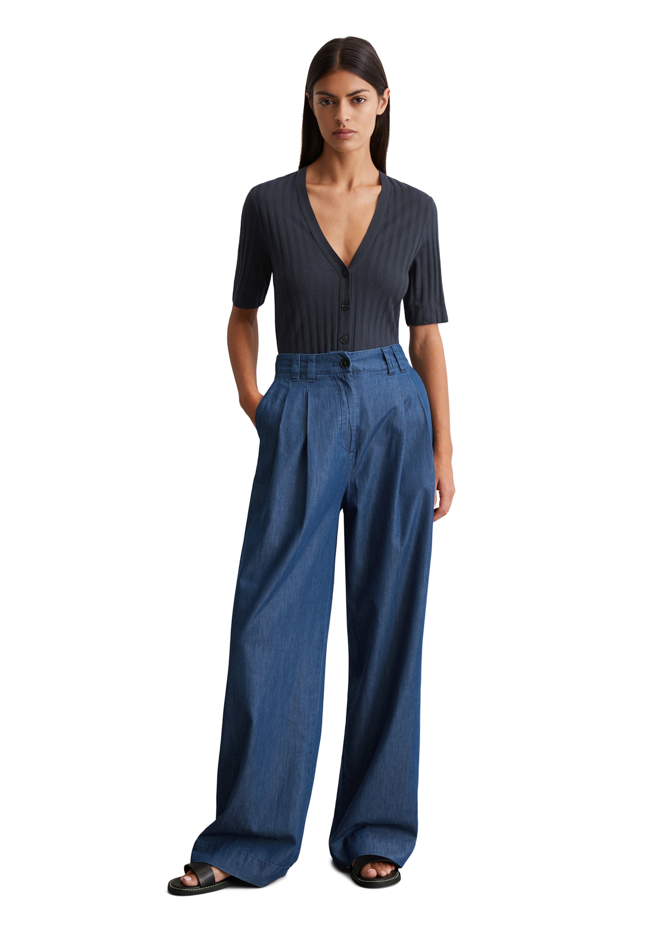 Marc O'Polo Strickjacke in Blau