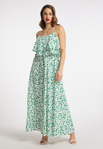 faina Φόρεμα σε πράσινο: μπροστά