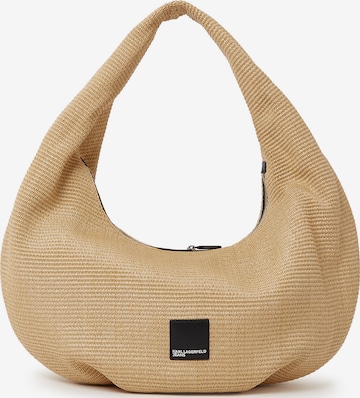 KARL LAGERFELD JEANS Rantakassi värissä beige: etupuoli