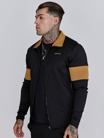 SikSilk Sweat jacket in Black