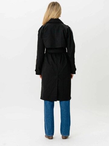 Manteau mi-saison ' Linea Trenchcoat ' TEESHOPPEN en noir