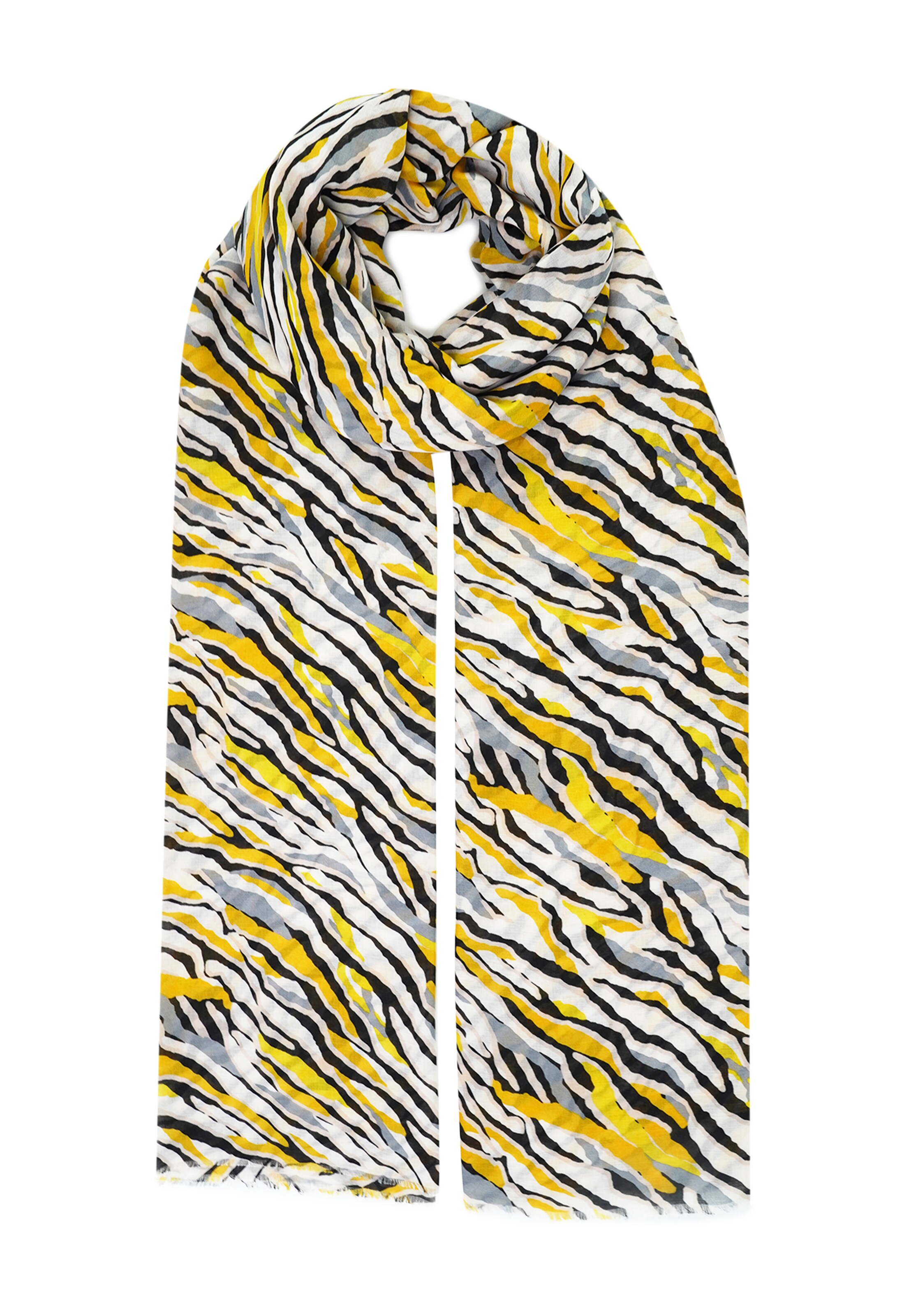 HARPA Scarf 'Dorina' in Yellow: front