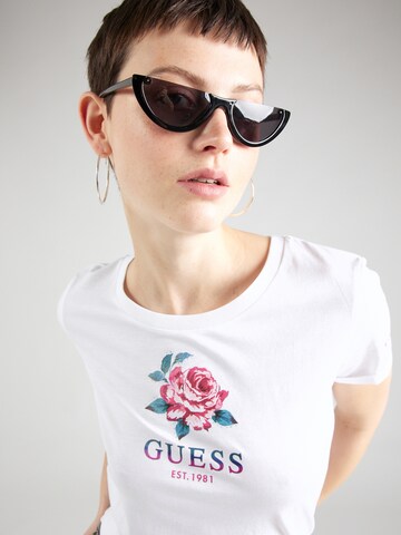 GUESS T-shirt i vit