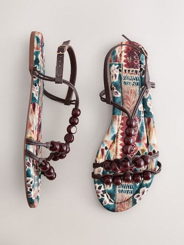 Next Sandalen met riem 'Forever Comfort' in Bruin