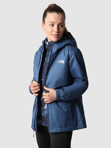 THE NORTH FACE - Casaco outdoor 'Quest' em azul